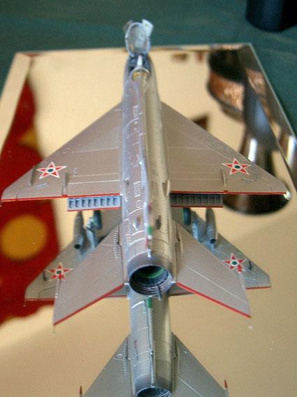 Mig-21F-13 hátulnézetben