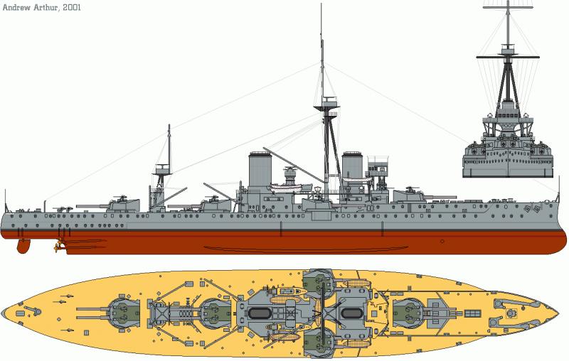 HMS_Dreadnought_(1911)_profile_drawing

A csatahajók édesapja, a HMS Dreadnought. Új korszakot nyitott a tengeri hadviselés történetében.