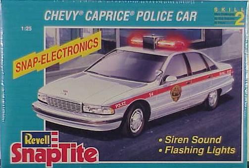 Revell Chevy Caprice Police Car - 4500 Ft