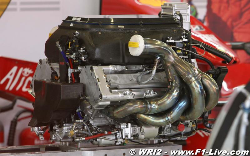 Ferrari F60 engine