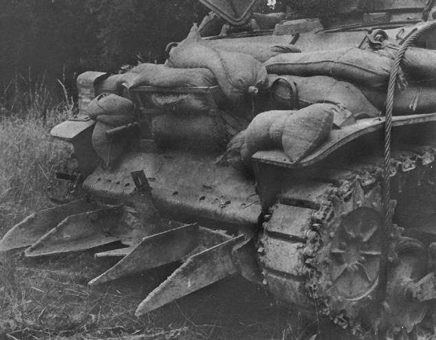 Tank With Hedgerow Cutter Normandy 253