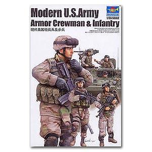 TRU00424_Modern U.S.Army Armor Crewman & Infantry