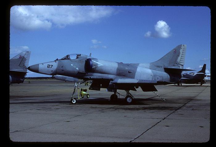 27 A-4E, 149985, VF-43, October 1988