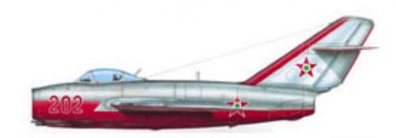 piros MiG