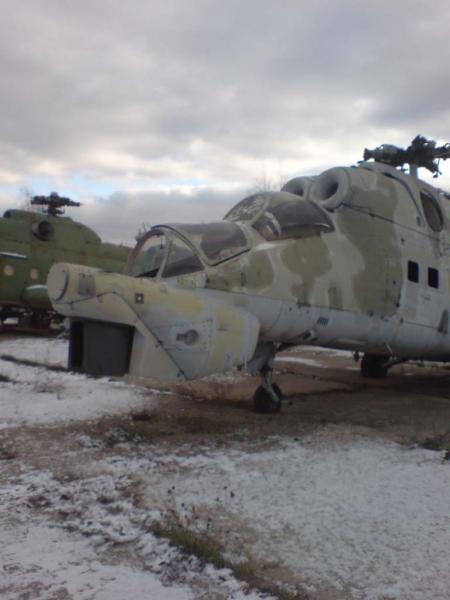 Mi-24-28 PrPNK, an Mi-24D used to test the sighting-flight-navigational complex of the Mi-28 03
