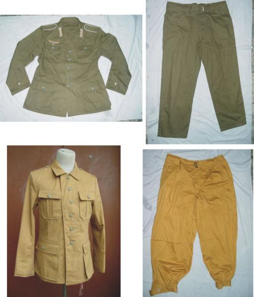 German-Afrika-Korps-Luftwaffe-Tan-Tropical-Suit