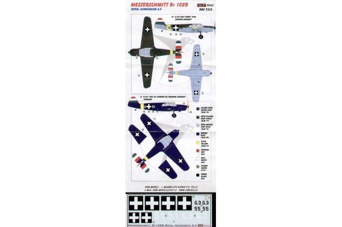 messerschmitt-bf-108b-2-royal-hungarian-air-force-g351-overall-rlm-24-blue-g355-rlm-747576-inc-resin-detail-parts-172-