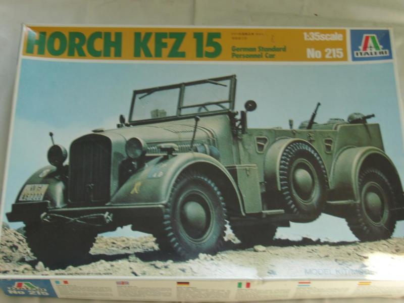 horch

Italeri 1/35 Kfz 15 Horch, nem mai készlet de szép autó varázsolható belőle.Ára 3500 ft