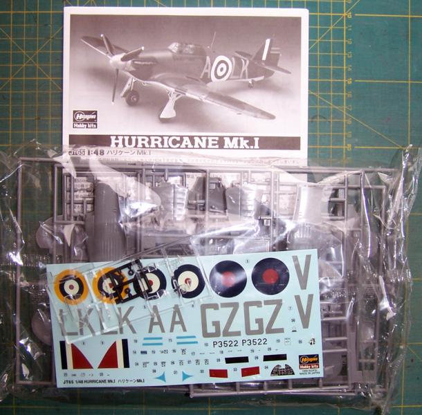 Hurricane Mk.I Hasegawa 1-48 doboz nélkül