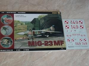 Kageroo Mig 23 MF könyv + (1/32, 1/48, 1/72 matrica) 2000Ft