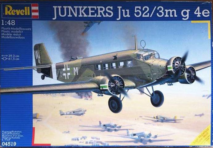 Junkers Ju-52/3m g 4e; 4 figurával