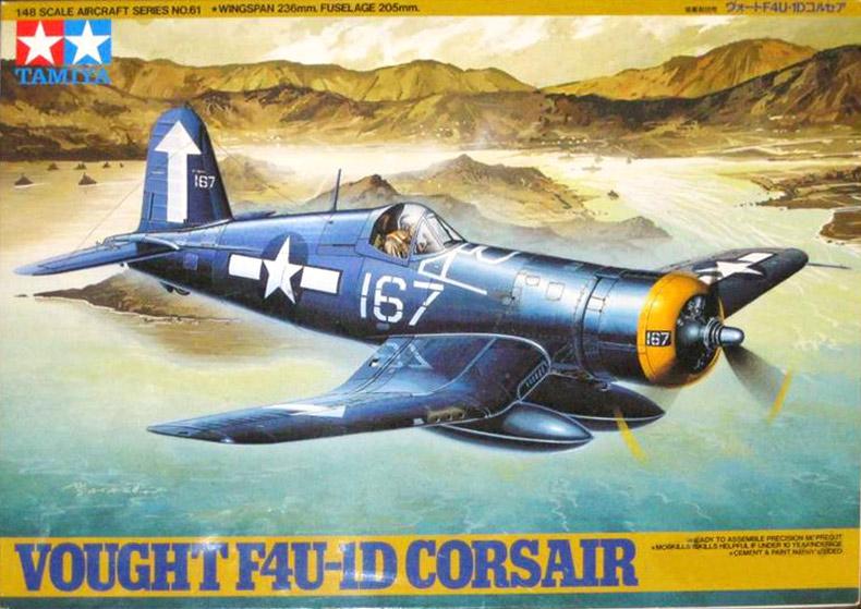 Vought F4U-1D Corsair; pilóta  figurával