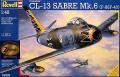 1/48 Revell CL-13 Sabre /F-86F/ 5500Ft (doboz nélkül, alkatrészek a kereten)