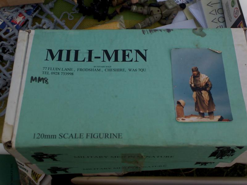 mili-men figura  120 mm  műgyanta   -4500 ft