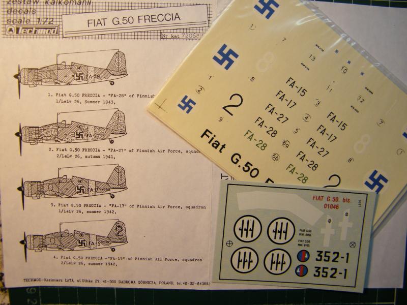 Fiat G-50 1:72 matricák, 300 és 800 Ft, posta nélkül