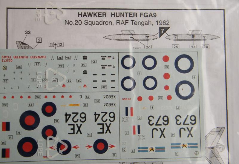 Hunter 1:72-es matrica, 400 Ft posta nélkül