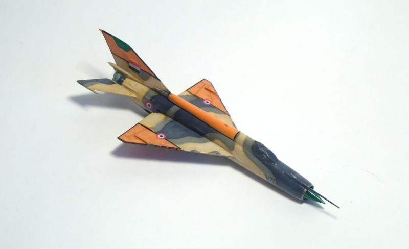 MiG-21MF no. 7628, Egyptian Air Force, 1988 in camouflage with orange ID panels (WIP)

1/144