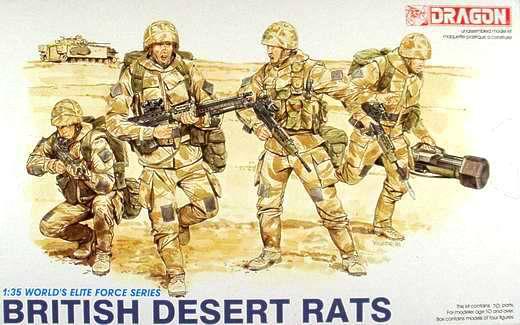 British Desert Rats - 800

British Desert Rats, öböl-háború
Dragon 1:35
Festett, összerakott.
- 800 forint