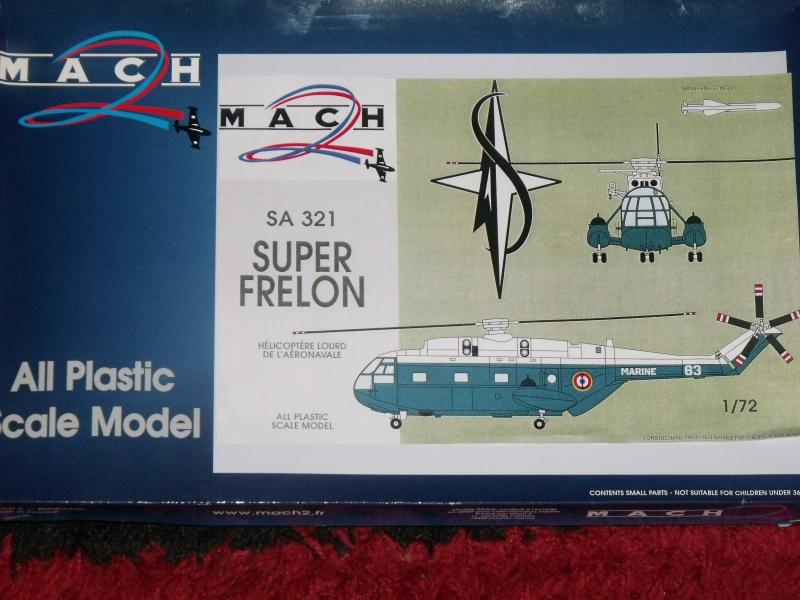 1/72 Mach2 Super Frelon + víztiszta gyanta kabintető 8000 Ft