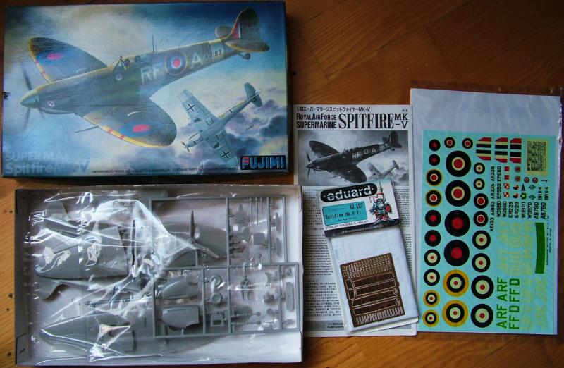 Fujimi Supermarine Spitfire Mk-V + Eduard 48107