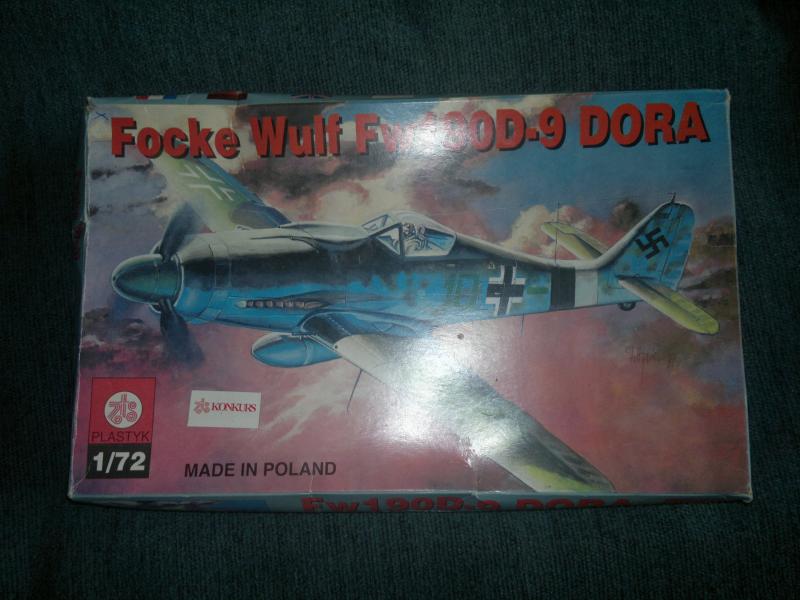 Plastyk - 1/72 Focke Wulf Fw109D-9 DORA - 1000ft alkatrésznek, az alsó szárnyfedél hiányzik