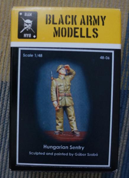 48 Black Army Modells Hungarian Sentry