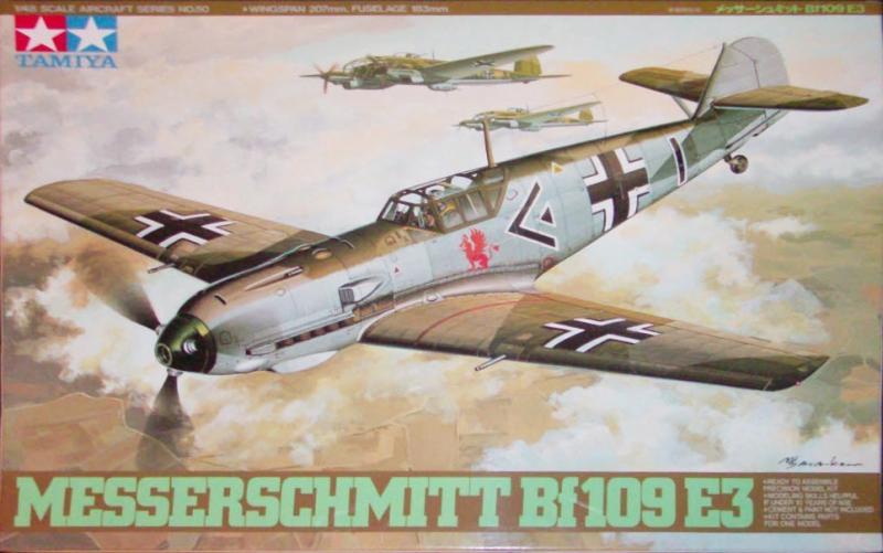 Messerschmitt Bf-109 E3; pilóta figurával