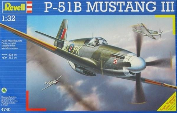 Revell 04740 - 1/32 North American P-51B Mustang III (RAF service) 4500ft