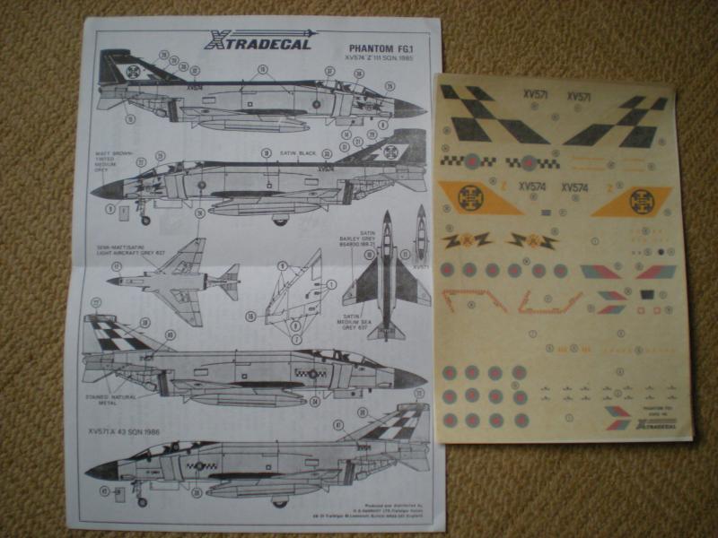 1/48-as Xradecal Phantom FG.1 ! Hibátlan! 1100-