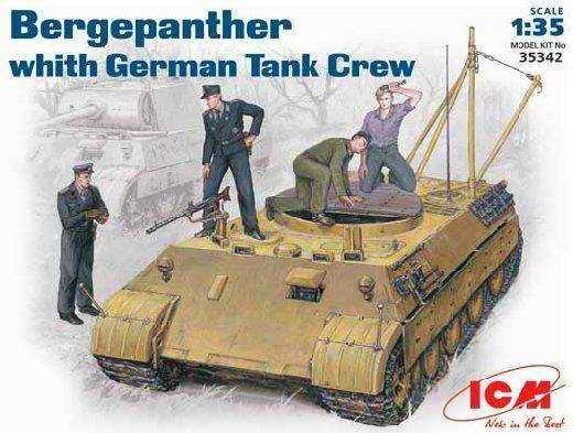 ICM 35342 - 1/35 Bergepanther with german tank crew - 4000ft