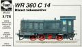 WR 360 C 14 Diesel Lokomotive; full gyanta+fotómaratás