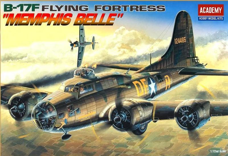 Academy 2188 - 1.72 B-17F Flying Fortress Memphis Belle - 5000ft