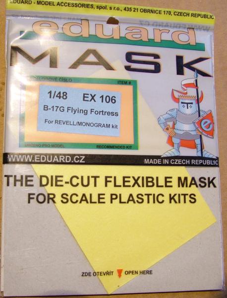 B-17 G Die-cut flexible mask