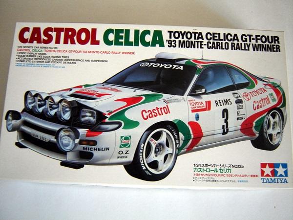 Toyota Celica GT-FOUR Castrol,7500 forint,(A kerekek vannak leszedve a keretről)