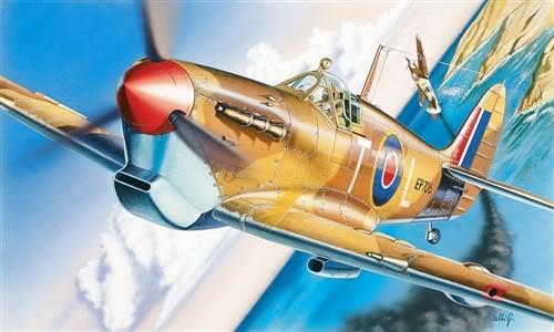 1/72 Italeri Spitfire Mk V 1300 Ft