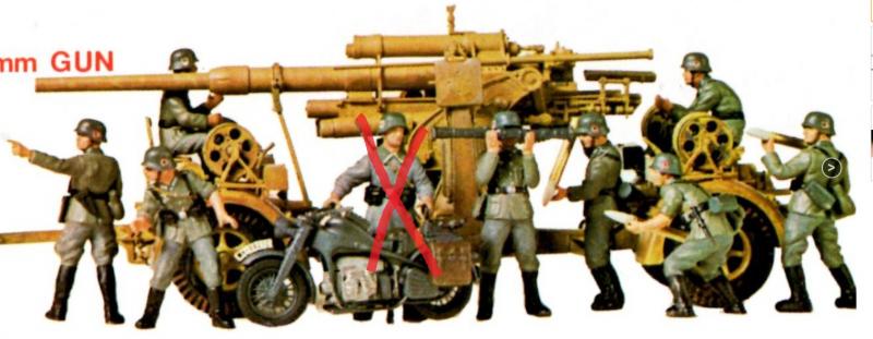 Flak 36/37 személyzet

Tamiya Flak 36/37 88 mm gun személyzete (8 fő)