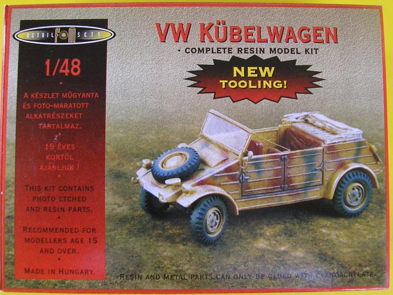 FM - VW Kübel

1/48 VW Kübelvagen komplett jármű, rézmaratással 2600.-Ft