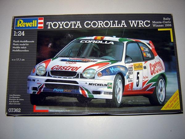 Revell Toyota Corolla WRC 1:24, 4500 forint,(minimálisan elkezdve)