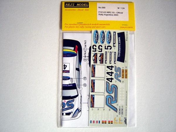 Ford Focus WRC 03 Rallye Argentina 2003,Reji,1500 forint