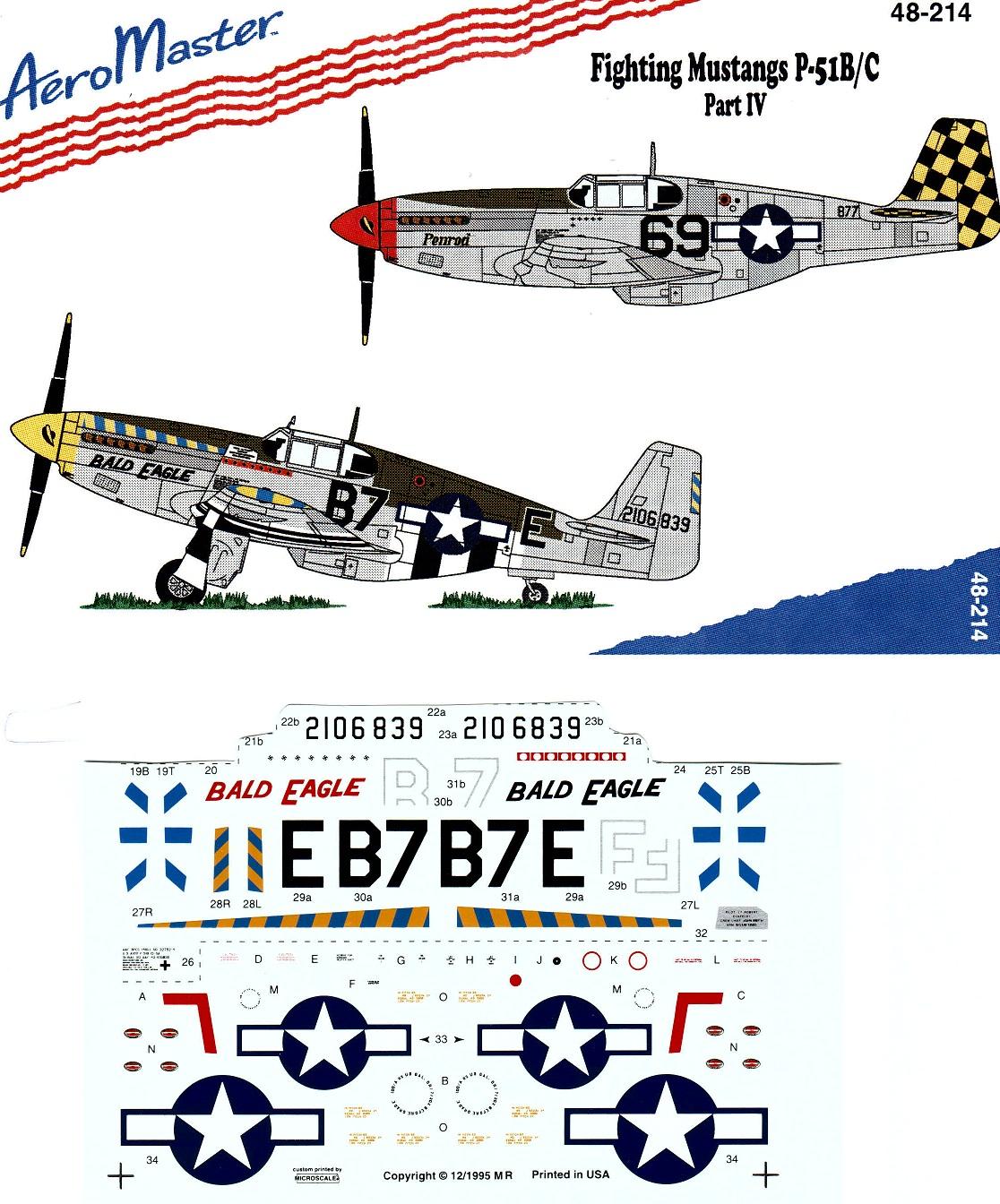Aeromaster 48-214 P-51B matrica

800.-Ft