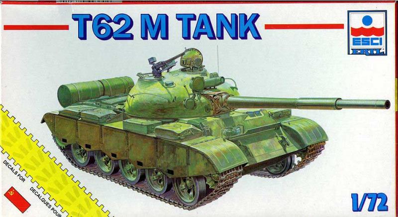 ESCI 1/72 T-62 M