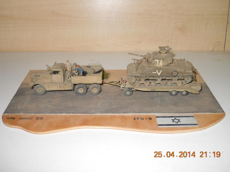 DSCN9310

1:76 Revell M19 Diamond+Italeri M4A1 IDF Sherman