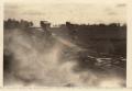 Trench digging plow in field (grabenpflug)-- WWII Photo