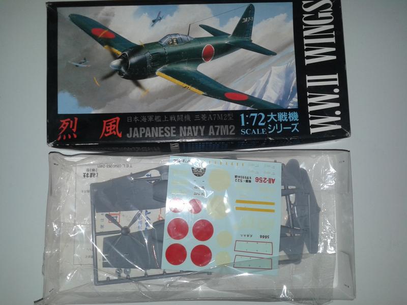 japanese navy  a7m2  1:72 2000ft