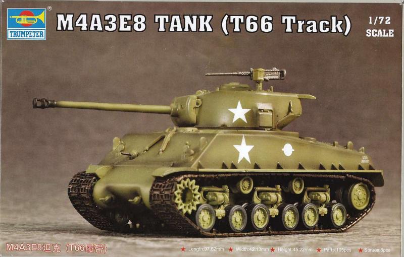 TRUMP 1/72  M4A3E8 T66 track