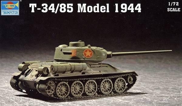 Trumpeter 1/72  T-34-85 Medel 1944