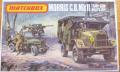 Matchbox PK172 1/76 Morris C8 & 17 pdr gun, Willys Jeep