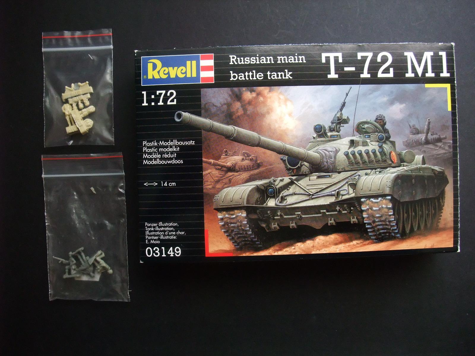 1/72 Revell T-72 M1 Hk. és gyalogsági katonák

6210.-