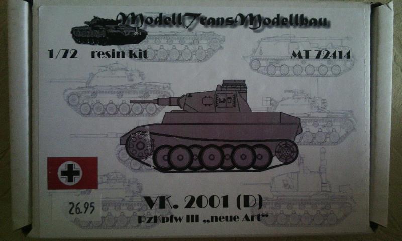 172 MODELLTRANS VK.2001 D PZKPFW III. NEUE ART 8.000,- Ft