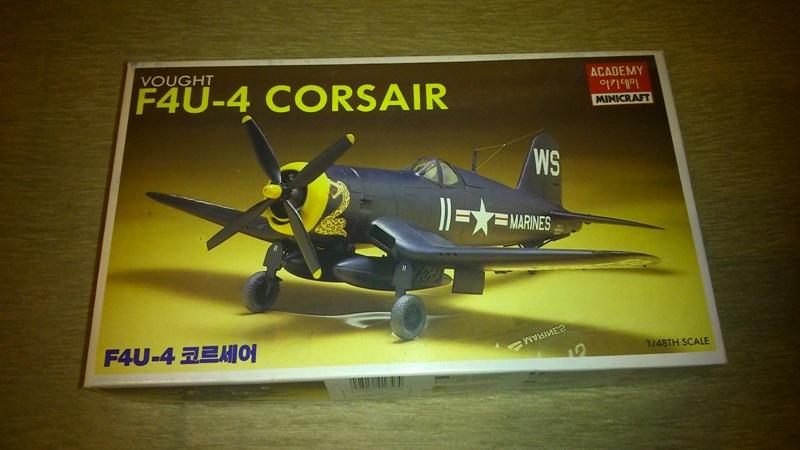 academy 1:48 f4u-4 corsair 2000